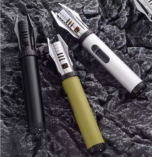 💥Camping Outdoor Windproof Straight Flame Lighter