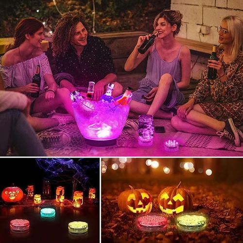 Buy one get three free (four lamps)💥Submersible LED Pool Lights (RF Remote Control