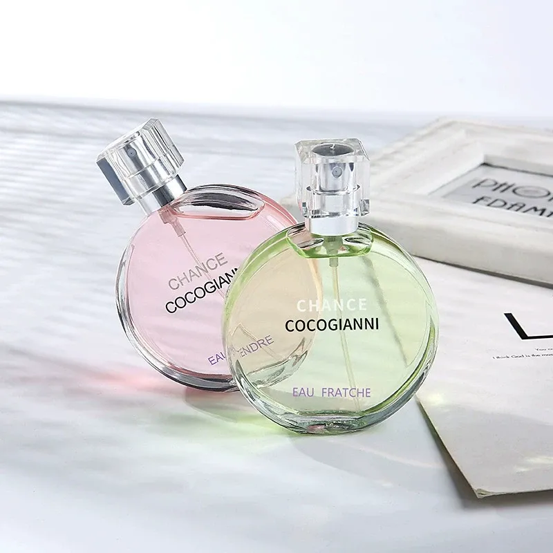 COCO 粉邂逅香水柔情女士香水氣質優雅黑可哥淡香水綠邂逅