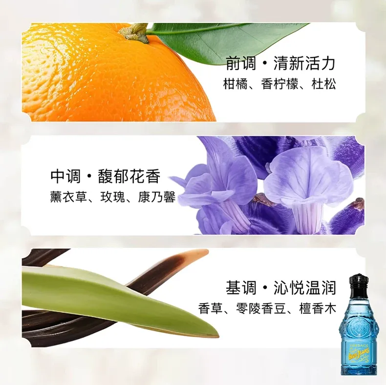 紅色藍色牛仔淡香水75ml可樂情侶送女朋友生日禮物