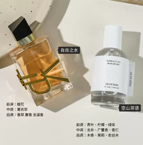 玫瑰香水女士正品官方旗艦店男士持久淡香白茶花果