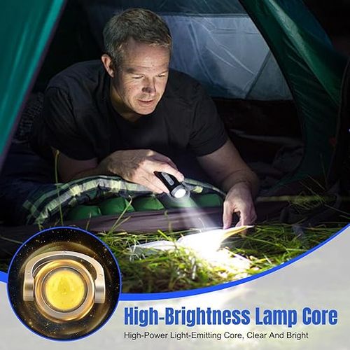 Type-C rechargeable emergency mini high-power flashlight key