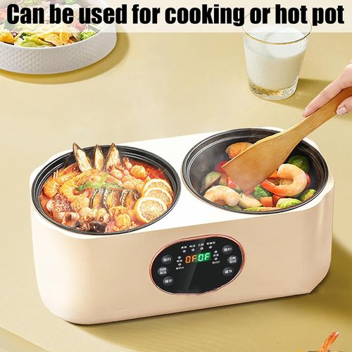 Multifunctional double-pot rice cooker and smart electric hot pot