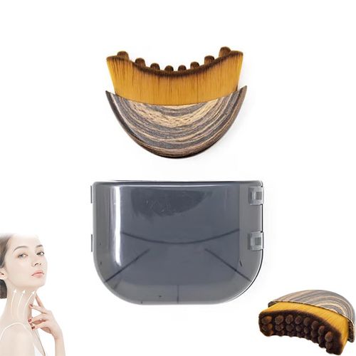 Lymphatic contour facial brush massage brush eye and neck care