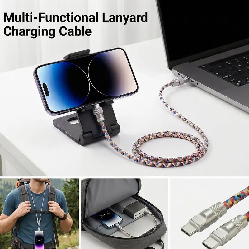 Braided Charging Cable — Type-C + Type-C