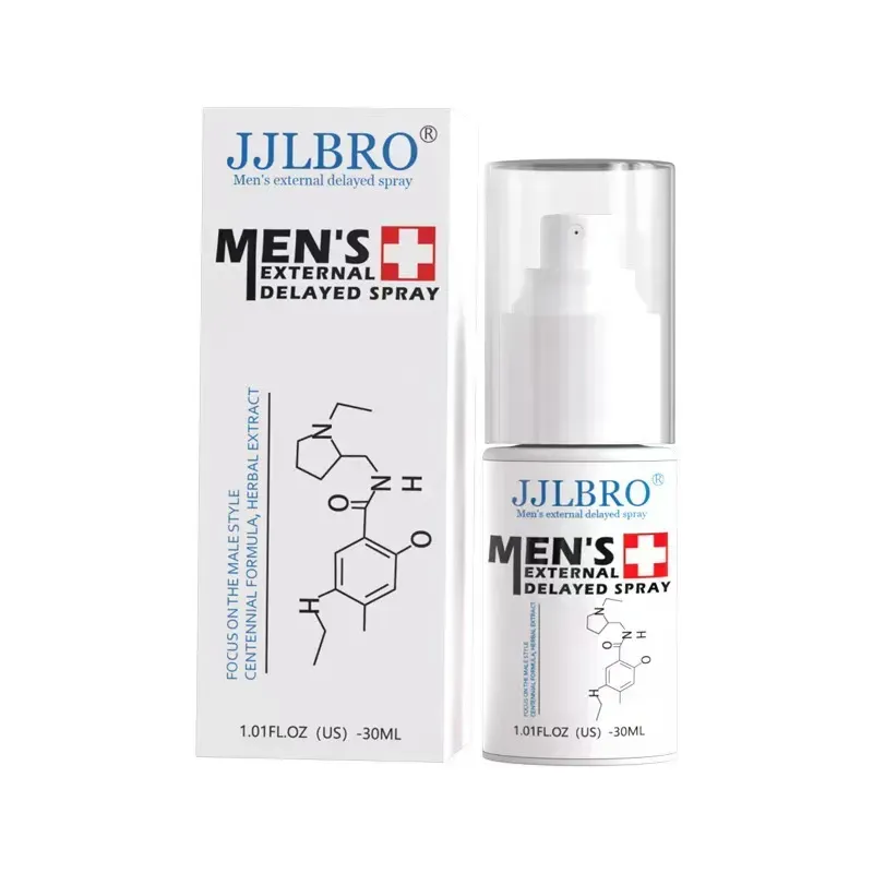 JJLBRO Men's External Delayed Spray – Mildly desensitizes for fast-acting, long-lasting control that extends every intimate moment.