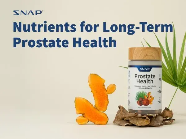 Snap Supplements - Natural Prostate Supplement for Men - Saw Palmetto Extract & Turmeric - Urinary Tract Health - 3rd party tested Improves urinary symptoms, enhances quality of sexual life, increases sperm motility, and reduces prostate inflammation