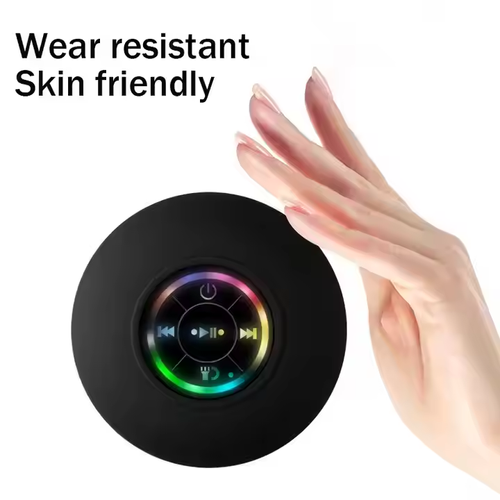IPX4 Waterproof Portable for BT Woofer USB Rechargeable with Suction Cup Remote Control for Home Usage