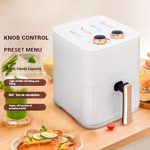 Friteuse électrique numérique sans huile à cuisson profonde 5L 1500W Friteuse électrique saine cuisson du poulet Friteuse à air