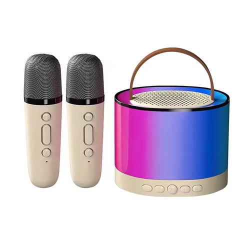 New Karaoke Portable Bluetooth Speaker with Microphone Karaoke Machine for Children Adults
