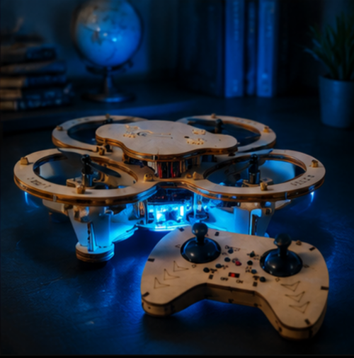 Handcrafted flying machine