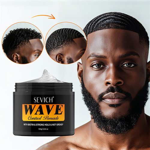 SEVICH 360 Wave Hair Pomade Private Lasting Edge Control Strong Hold Anti Loss Wave Hair Styling Wax Gel