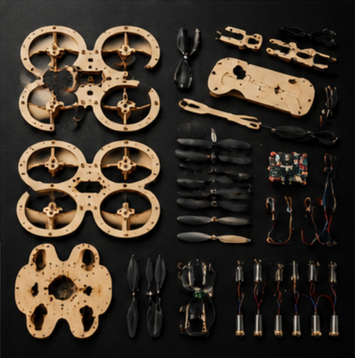 Handcrafted flying machine