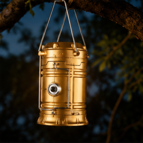 Solar Multi‑Function Telescopic Light