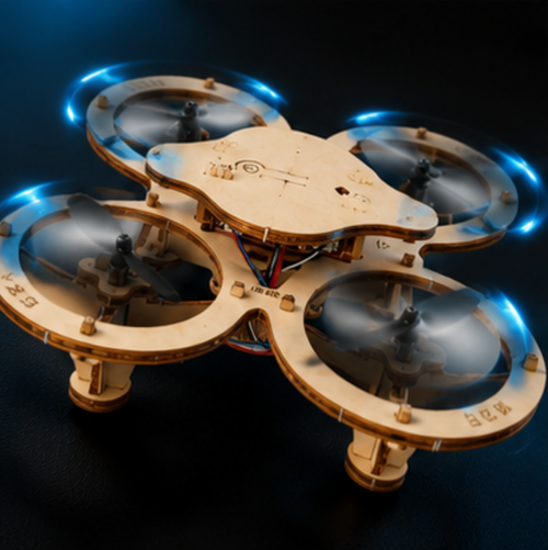 Handcrafted flying machine