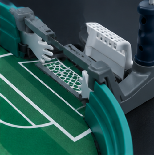 Tabletop soccer field