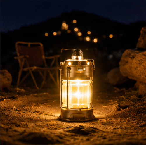 Solar Multi‑Function Telescopic Light