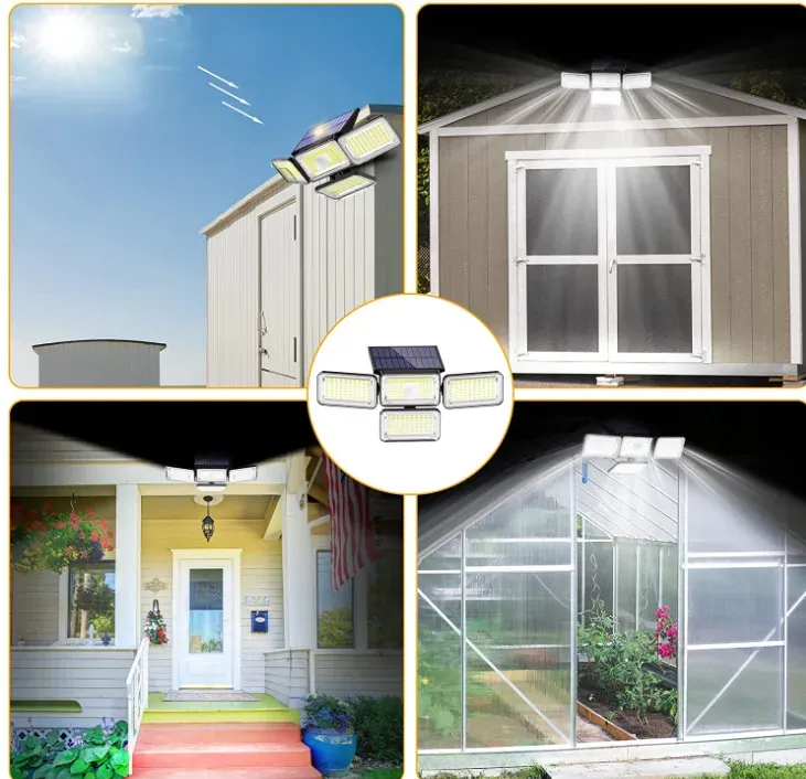 IP65 Wide AngleLed Solar Wall Light LED