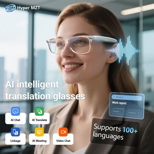 New AI-Powered Translation Bluetooth Music Smart Glasses