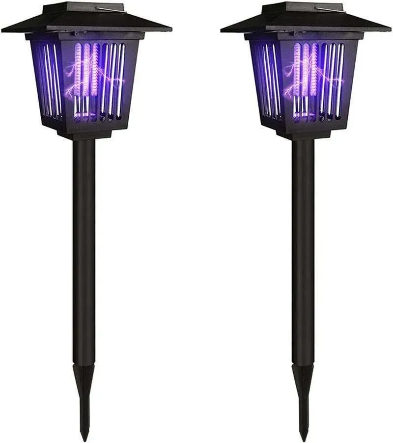 Solar powered mosquito killer lamp