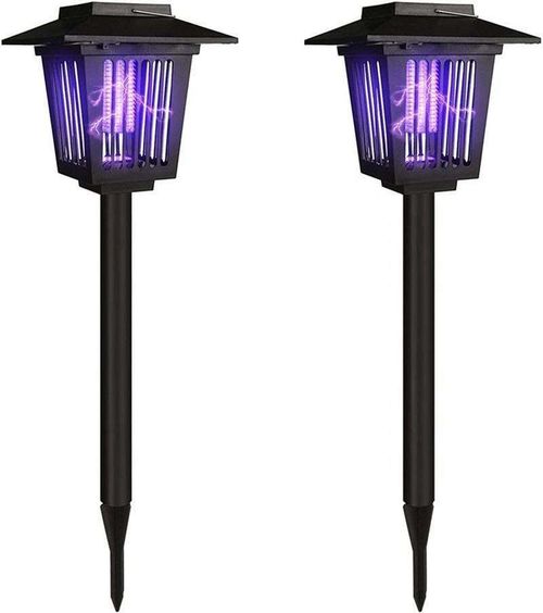 Solar powered mosquito killer lamp