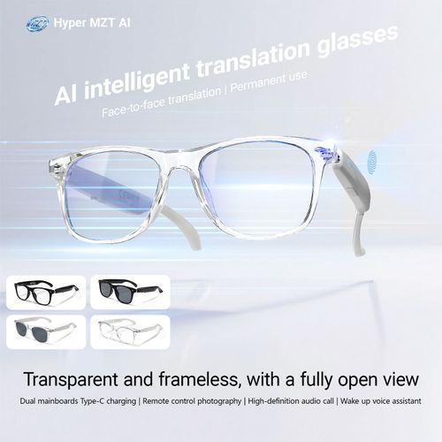 New AI-Powered Translation Bluetooth Music Smart Glasses