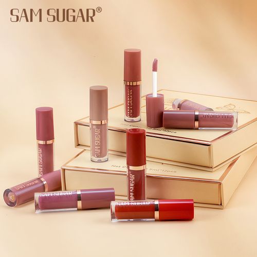 12-Piece Velvet Long-Lasting Lip Glaze