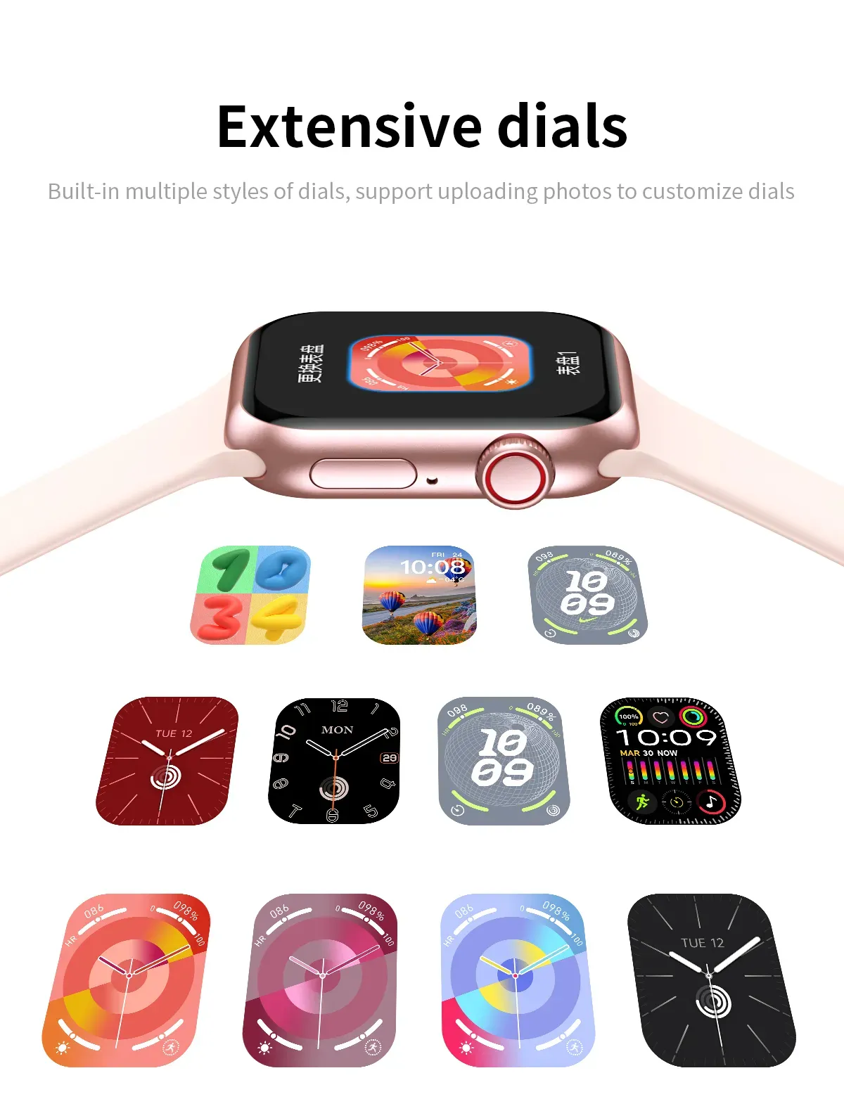 Smartwatch, Bluetooth watch, Fitness tracker.