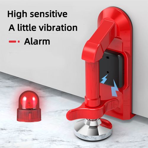 🚨Portable alarm door stop, heavy-duty alarm door lock protection device, anti-theft travel door lock safety device