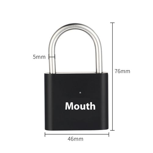 Smart padlock, keyless door lock, waterproof fingerprint padlock, fingerprint latest model, high security