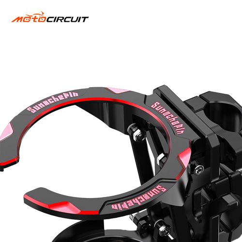 🏍💨Aluminum alloy folding drink rack for motorcycle parts, convenient for you to take every time