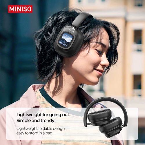 🎧The latest smart, high-end and fashionable touch LCD screen charging headphones, noise-cancelling wireless headphones, HiFi stereo subwoofer headphones