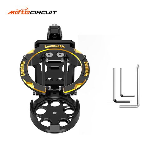 🏍💨Aluminum alloy folding drink rack for motorcycle parts, convenient for you to take every time