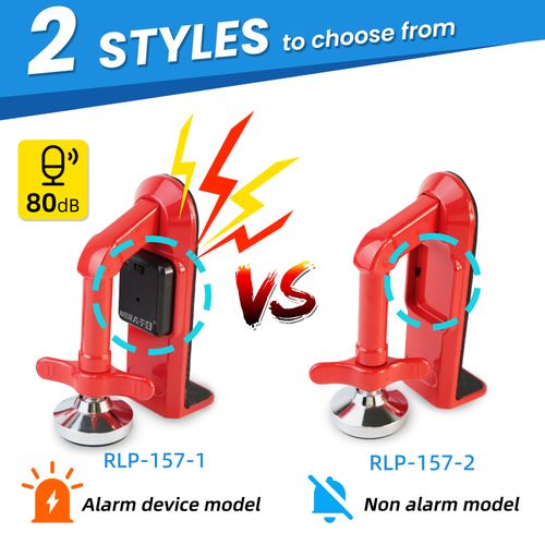 🚨Portable alarm door stop, heavy-duty alarm door lock protection device, anti-theft travel door lock safety device