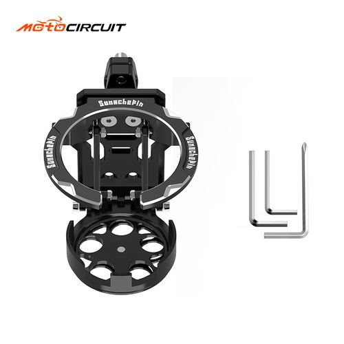 🏍💨Aluminum alloy folding drink rack for motorcycle parts, convenient for you to take every time