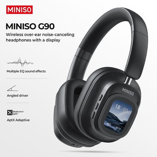 🎧The latest smart, high-end and fashionable touch LCD screen charging headphones, noise-cancelling wireless headphones, HiFi stereo subwoofer headphones
