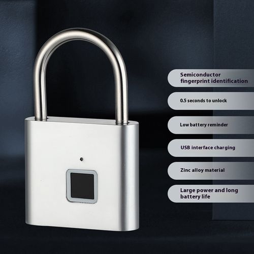Smart padlock, keyless door lock, waterproof fingerprint padlock, fingerprint latest model, high security