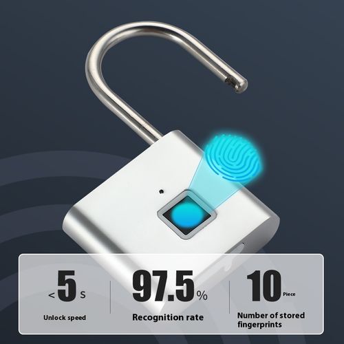 Smart padlock, keyless door lock, waterproof fingerprint padlock, fingerprint latest model, high security