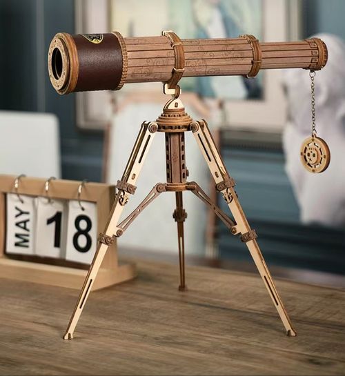 ROKR Monocular Telescope Model Kit 3D DIY Wooden Puzzle