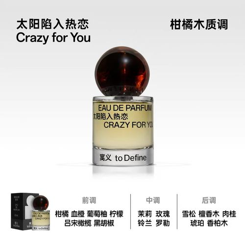 寓義我明白我係列茶不思香水柑橘木質調高級感小眾清新男女通用情人節禮物