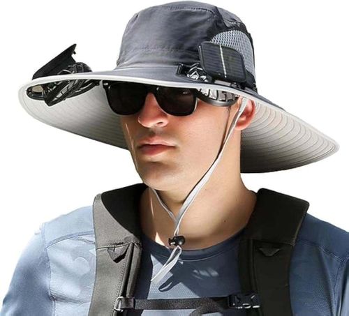 solar fan cap