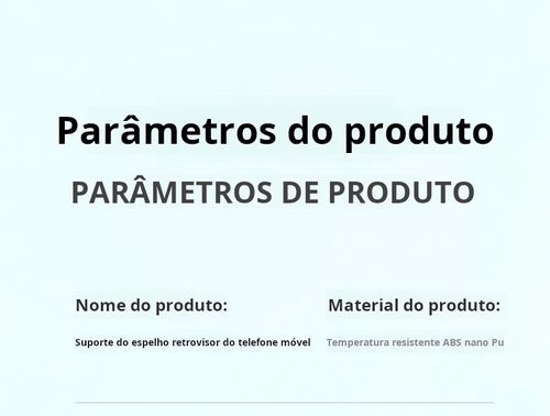 Suporte para telemóvel no espelho retrovisor