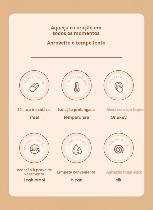 Copo misturador automático