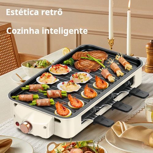 Forno elétrico multifuncional sem fumo mais vendido