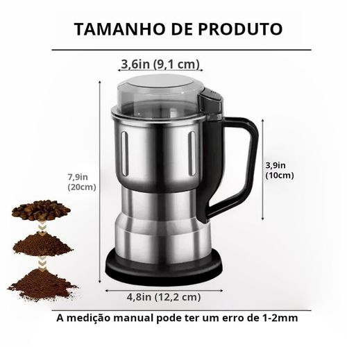 Moinho pequeno de aço inoxidável