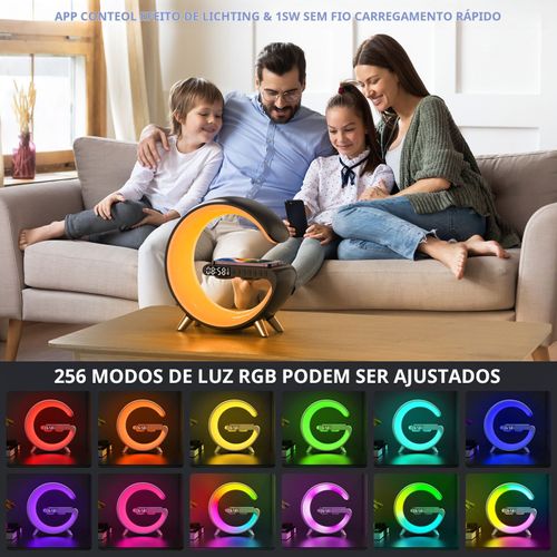 Altifalante despertador RGB com tema natalício