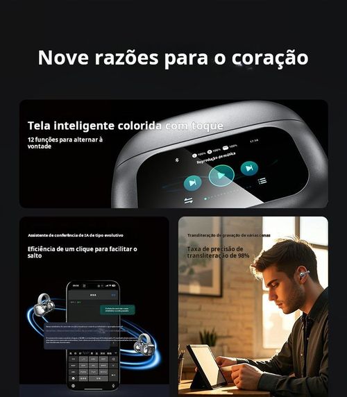 Auriculares Bluetooth com IA