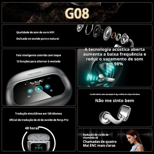 Auriculares Bluetooth com IA