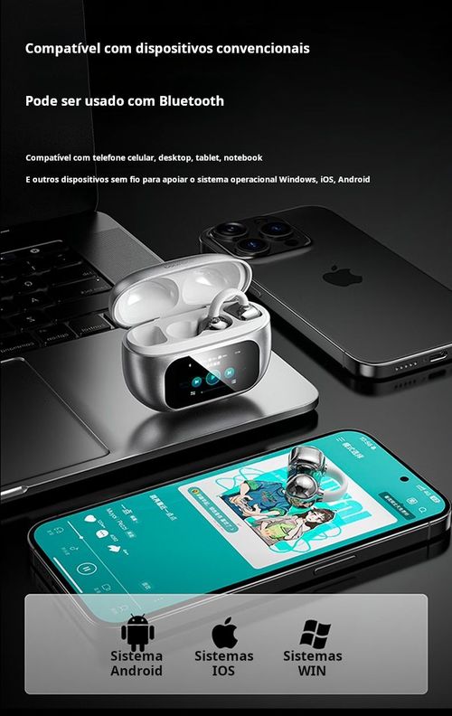 Auriculares Bluetooth com IA