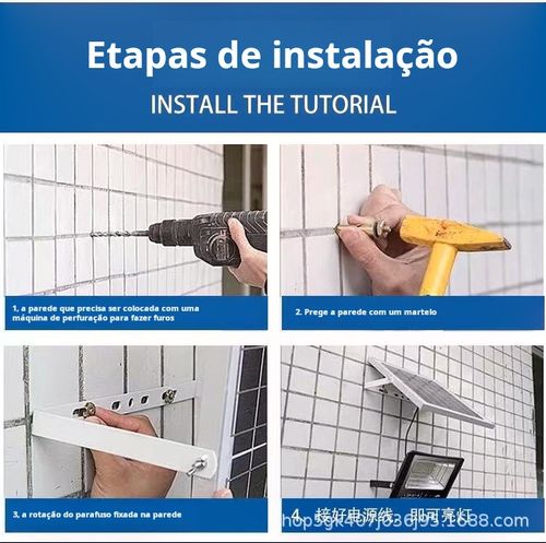 Luzes solares LED de alto brilho